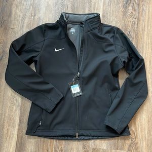 Nike full zip jacket, with concealed hood